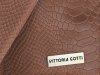 GEANȚĂ DIN PIELE shopper bag Vittoria Gotti maro pământiu V8804